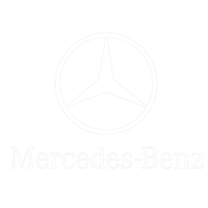 Logo mercedes blanc